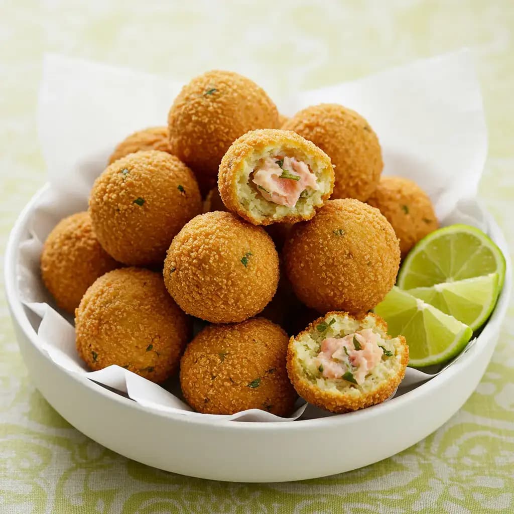 Receita de Bolinhos de Linguiça