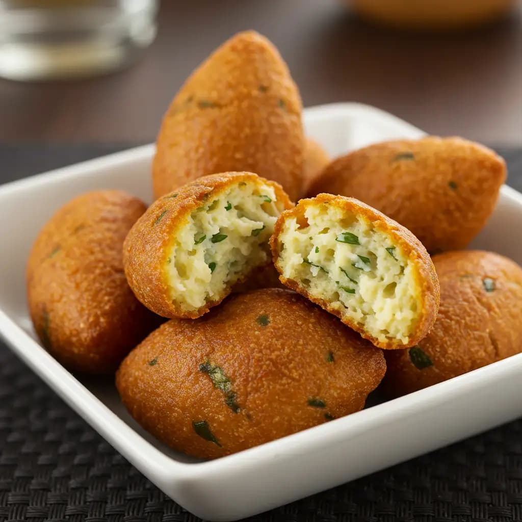 Receita de Bolinhos de Macaxeira