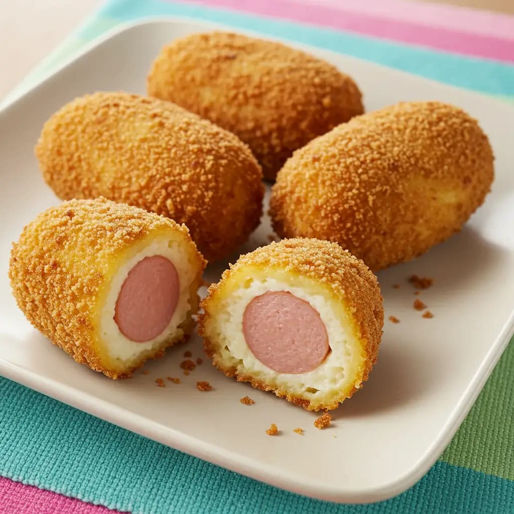 Receita de Bolinhos de Salsicha