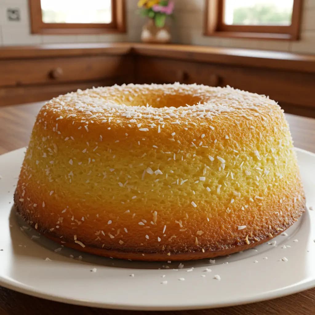 Receita de Bolo com leite de coco