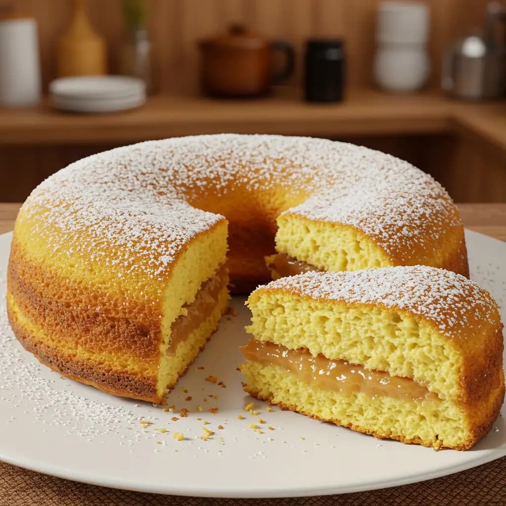 Receita de Bolo da moça