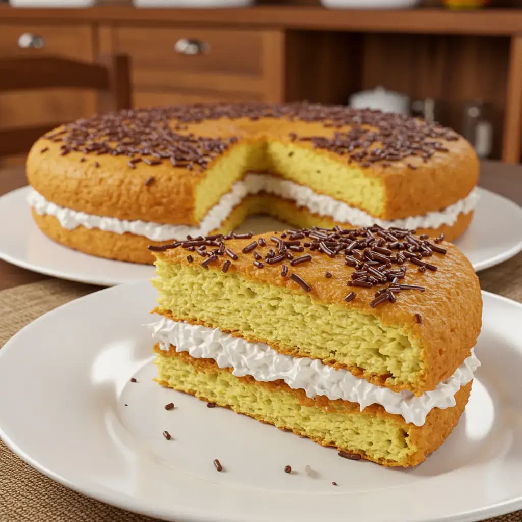 Receita de Bolo da moça
