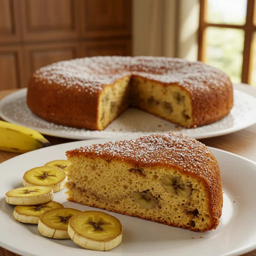 Receita de Bolo de banana