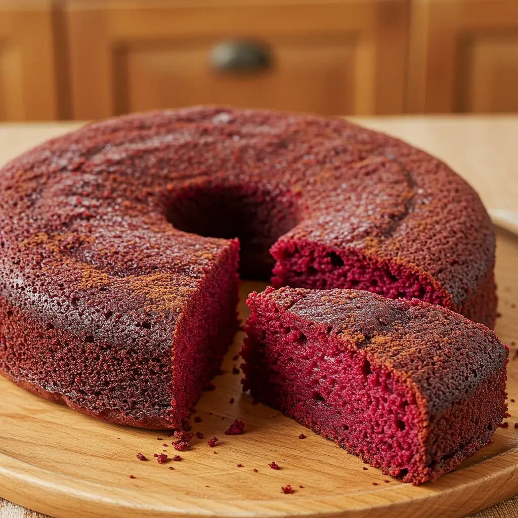 Receita de Bolo de beterraba