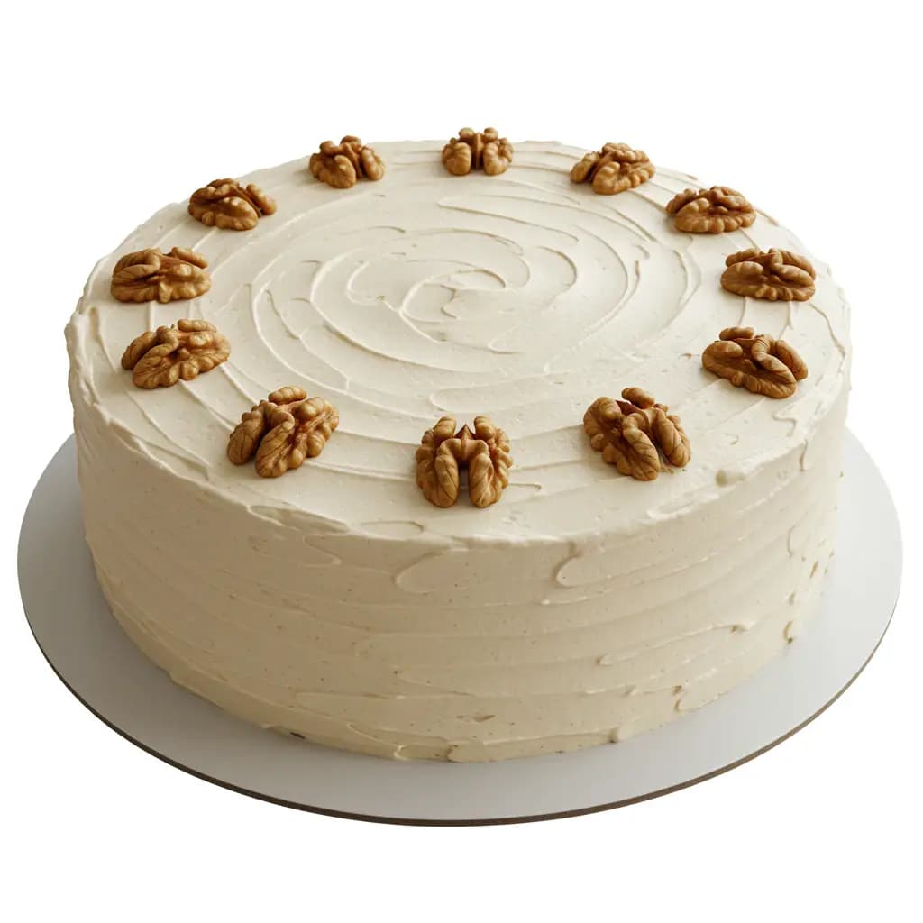 Receita de Bolo de café e nozes