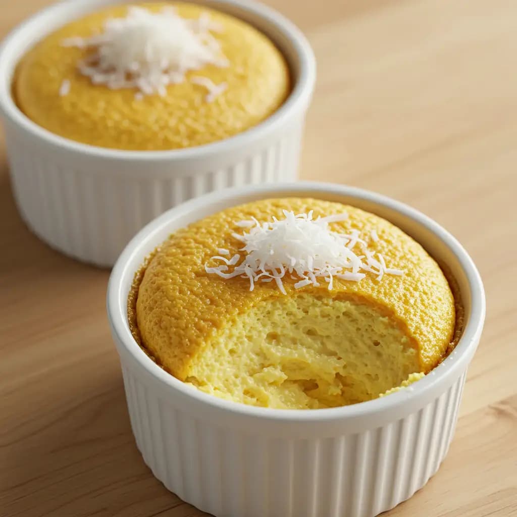 Receita de Bolo de caneca de coco