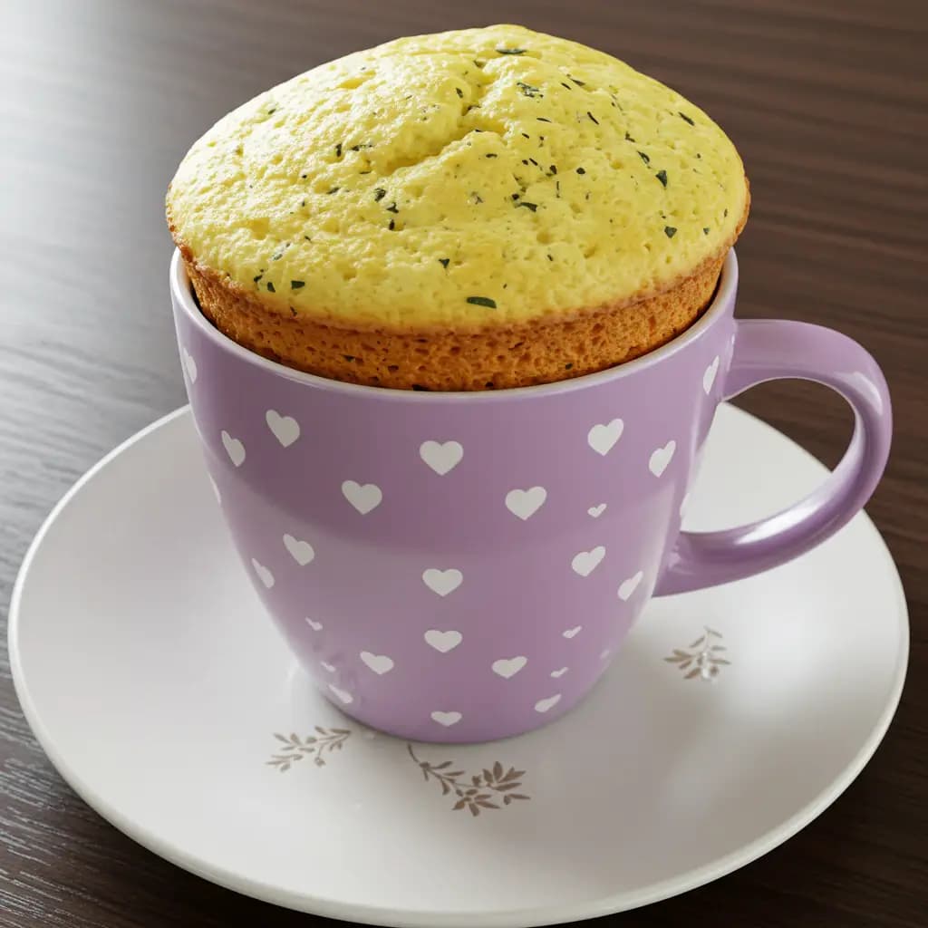 Receita de Bolo de Caneca Salgado