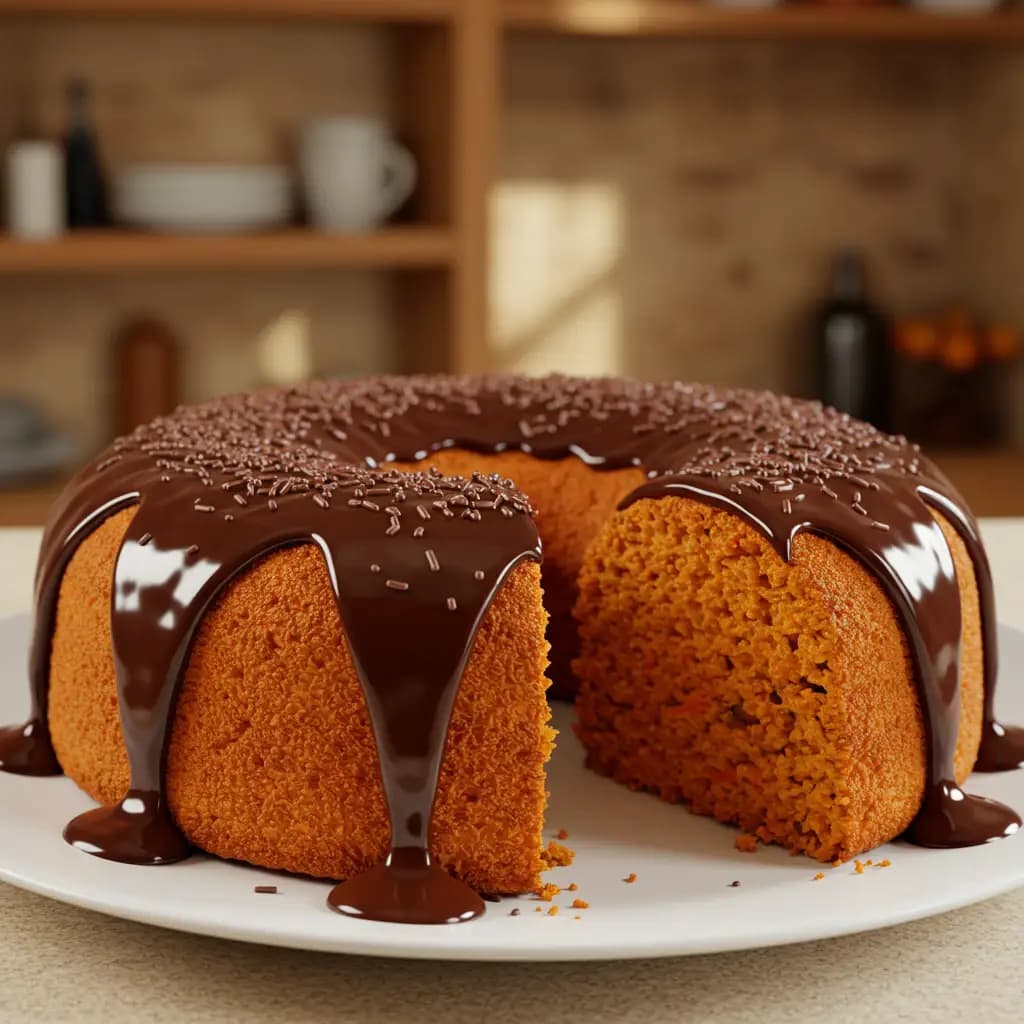 Receita de Bolo de cenoura