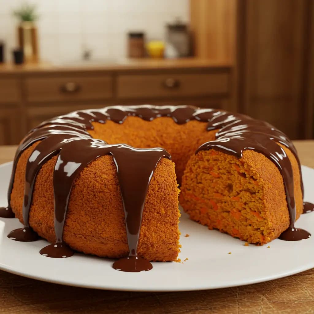 Receita de Bolo de cenoura
