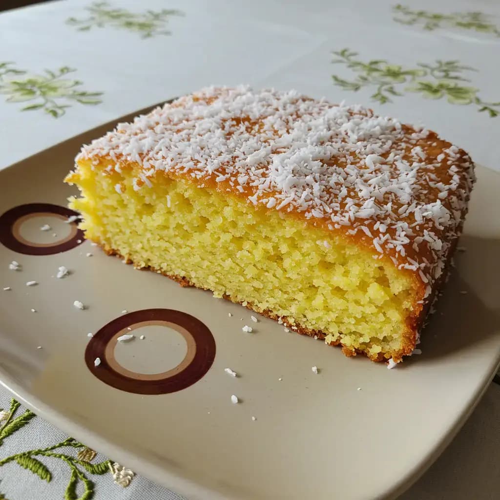 Receita de Bolo de Coco Cremoso