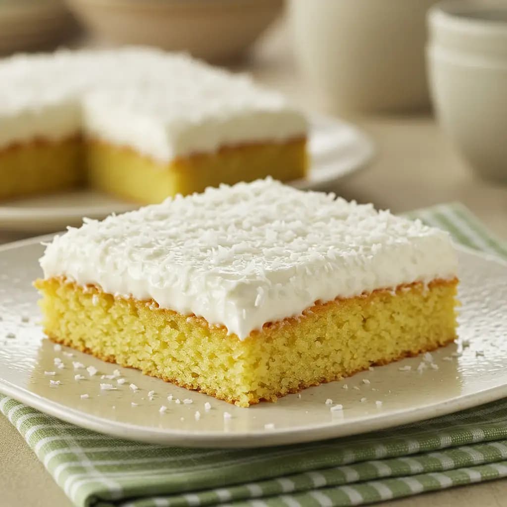Receita de Bolo de Coco Gelado