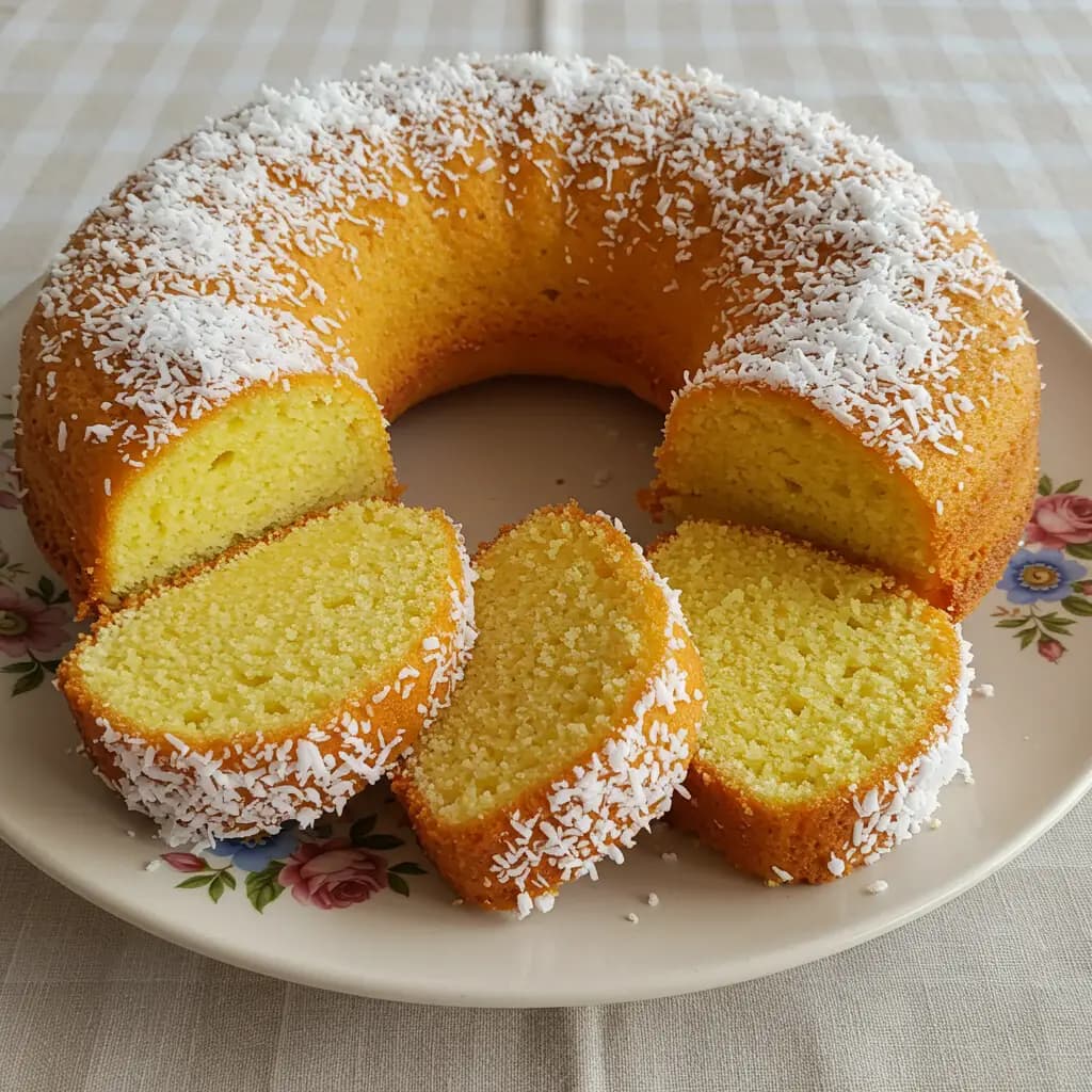 Receita de Bolo de Coco sem Trigo