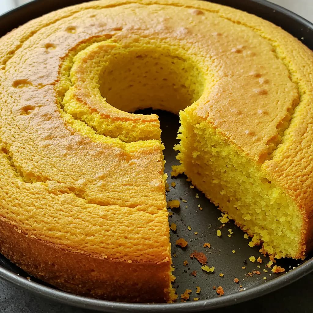 Receita de Bolo de Flocos de Milho