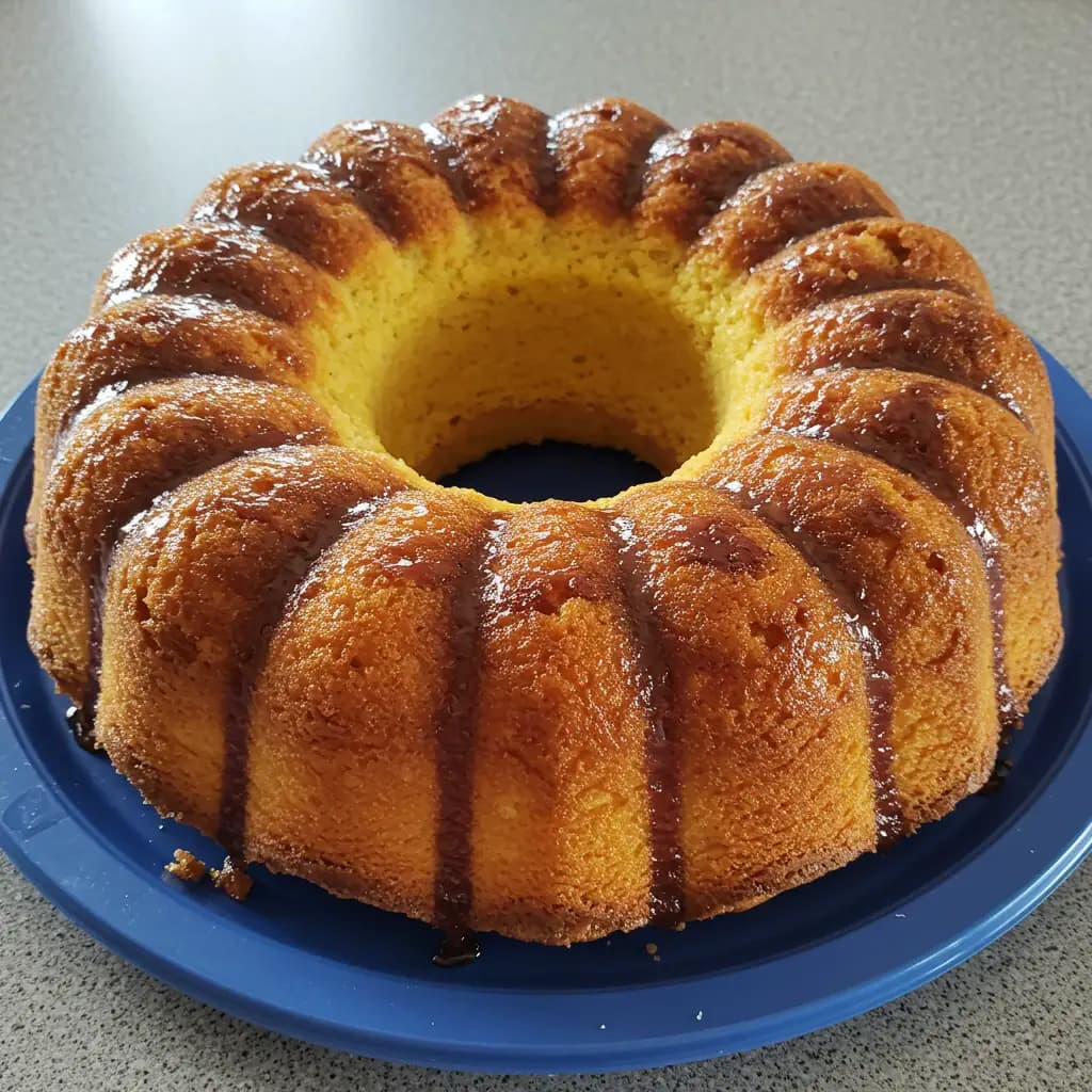 Receita de Bolo de Fubá com Canela