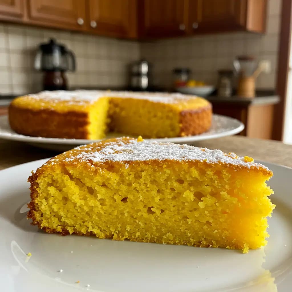 Receita de Bolo de fubá cozido
