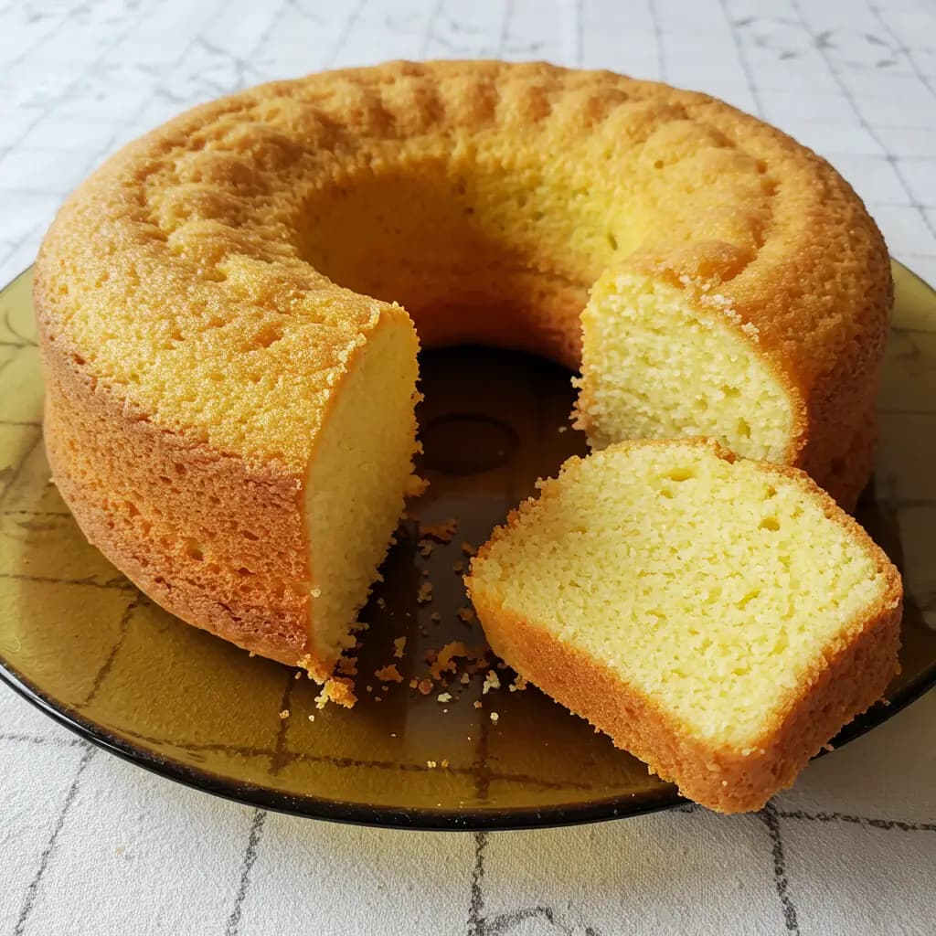 Receita de Bolo de Fubá e Trigo