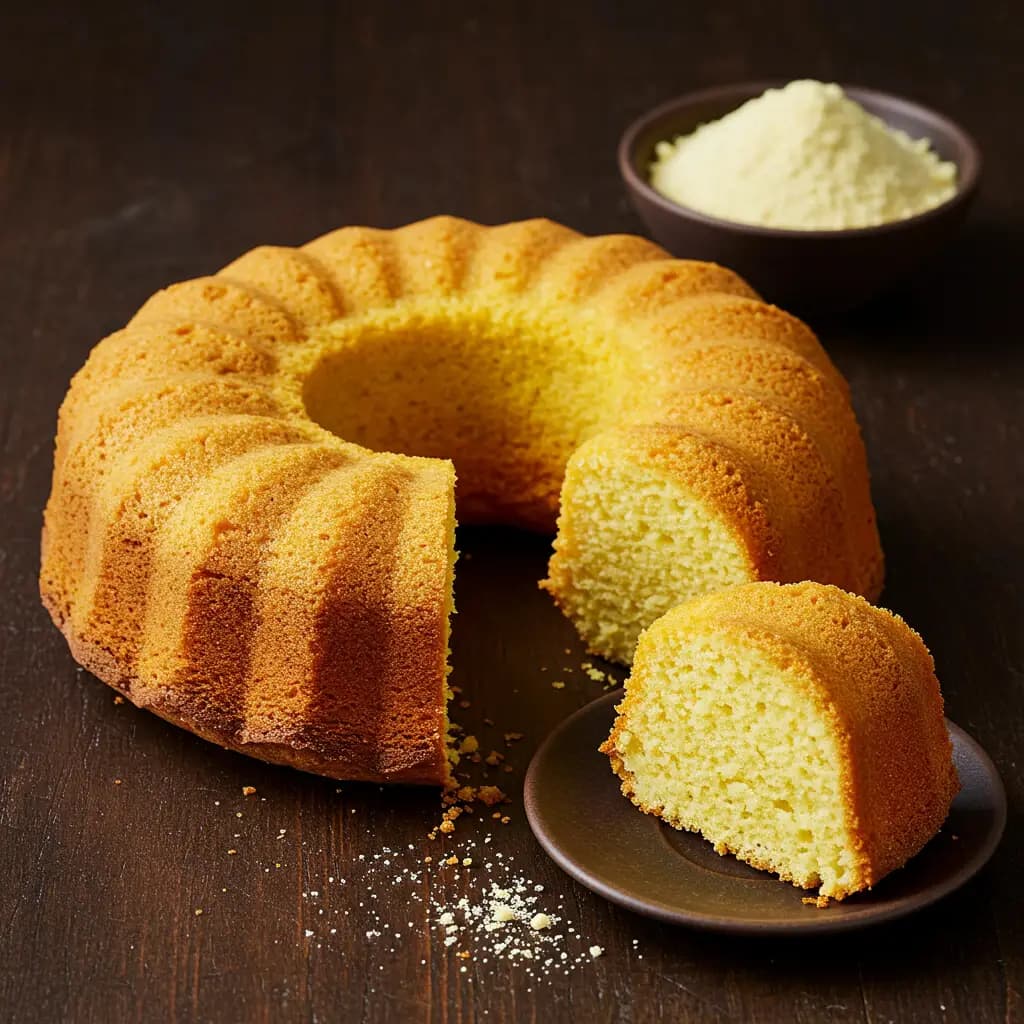 Receita de Bolo de Fubá Mimoso