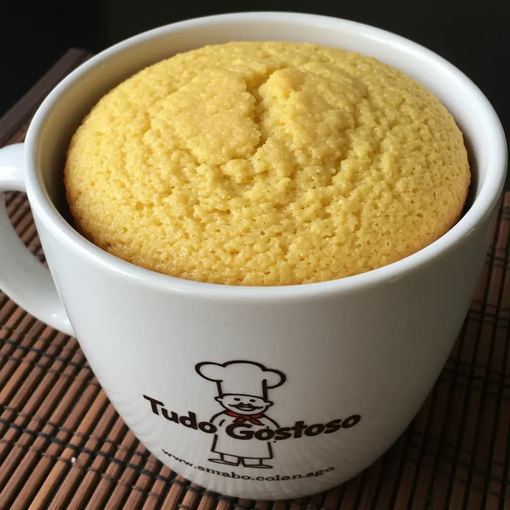 Receita de Bolo de Fubá na Caneca