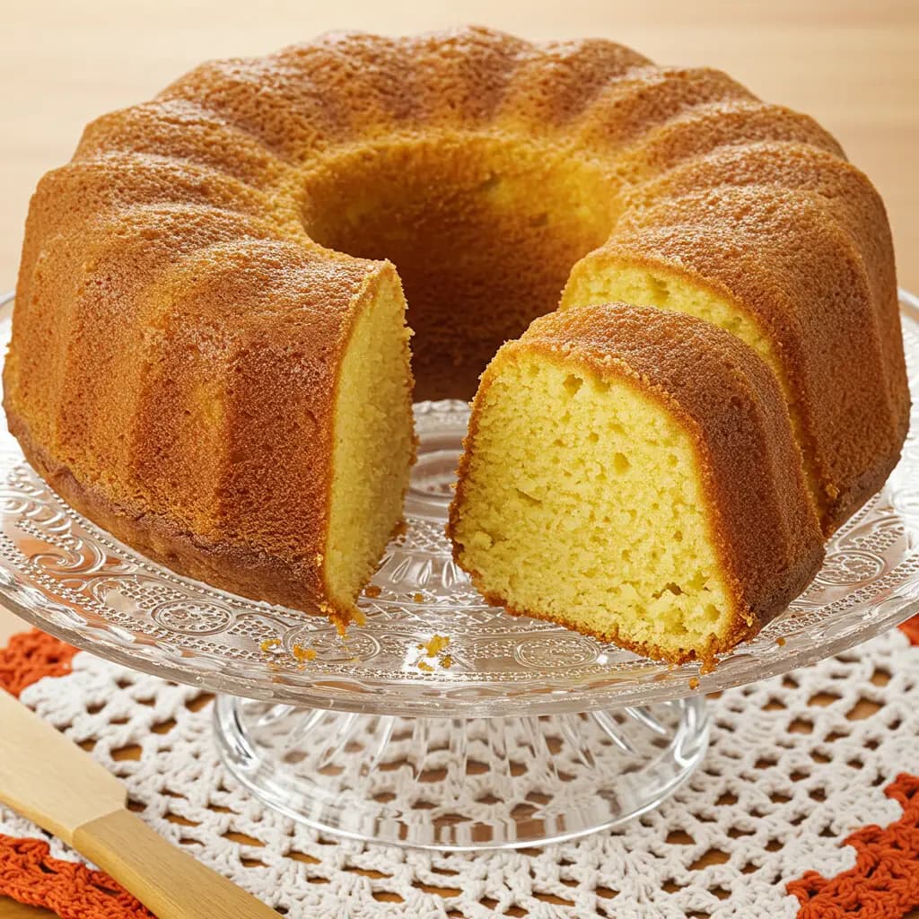 Receita de Bolo de Fubá Simples