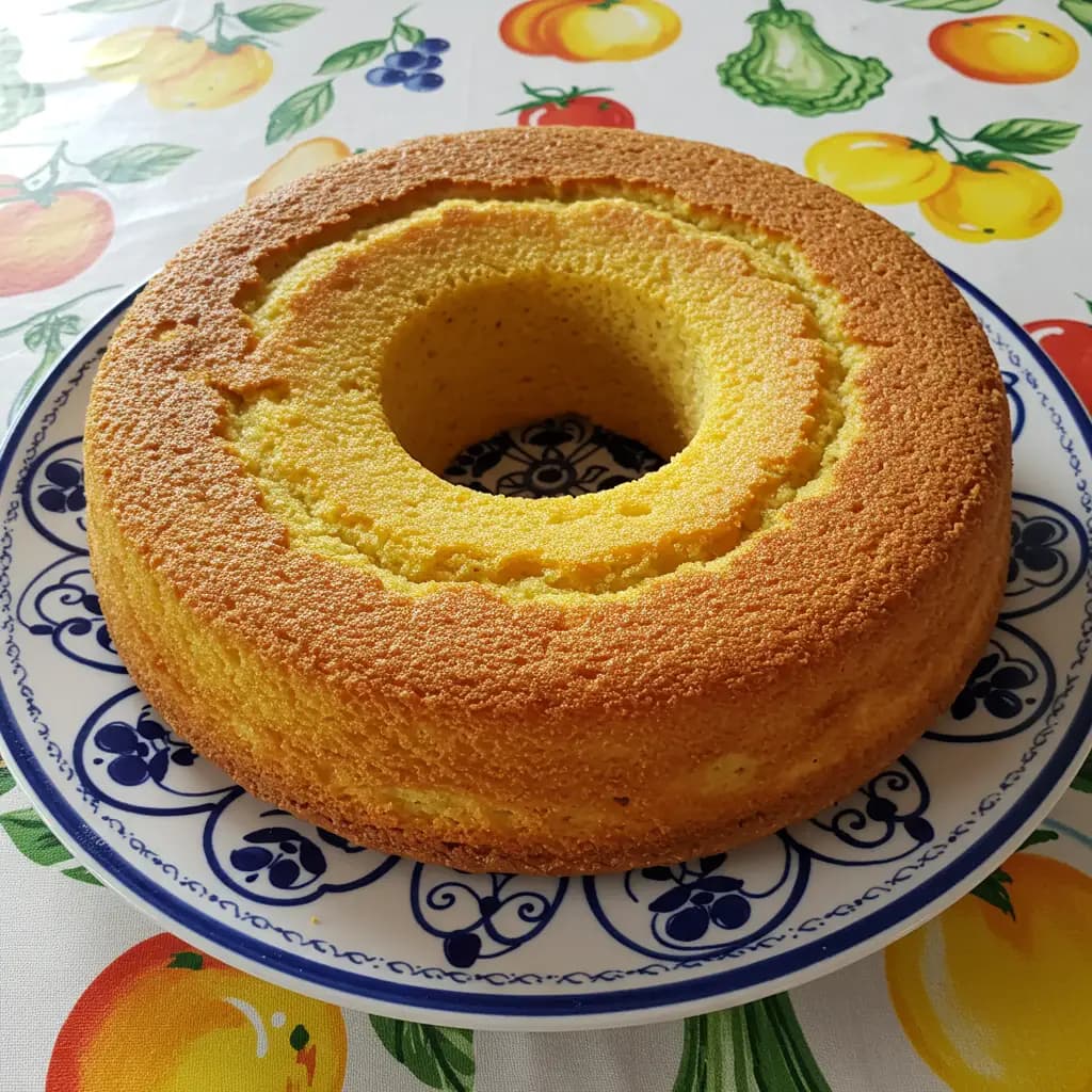 Receita de Bolo de Fubá Simples