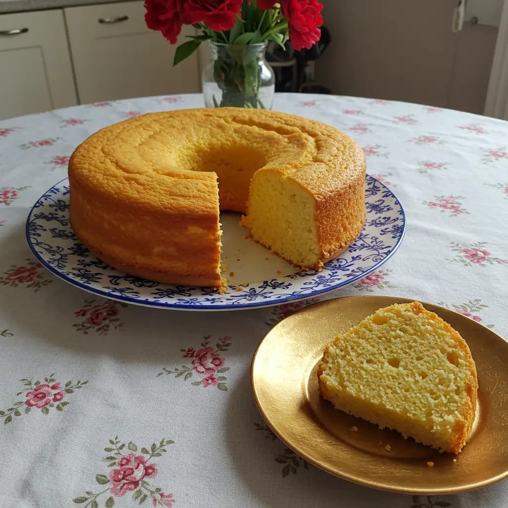 Receita de Bolo de Fubá Simples