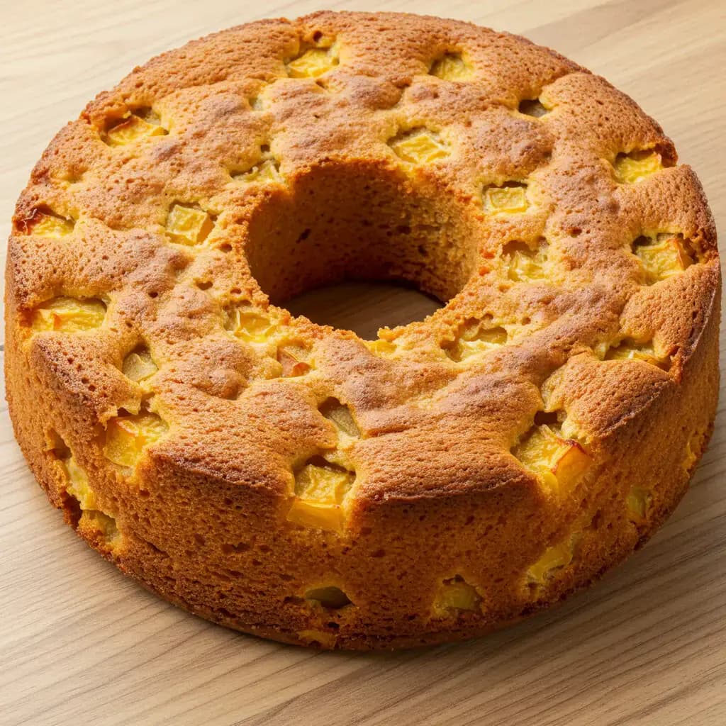 Receita de Bolo de granola e maçã