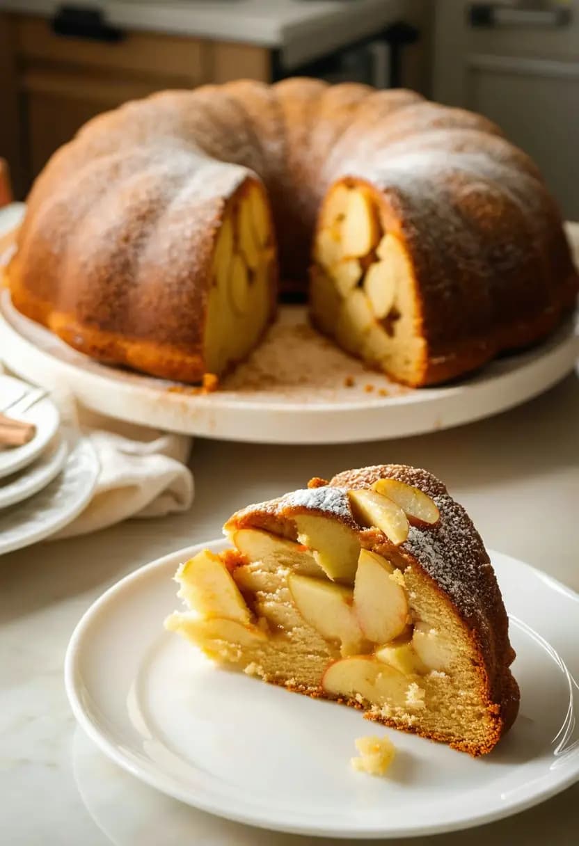 Receita de Bolo de Maçã na AirFryer