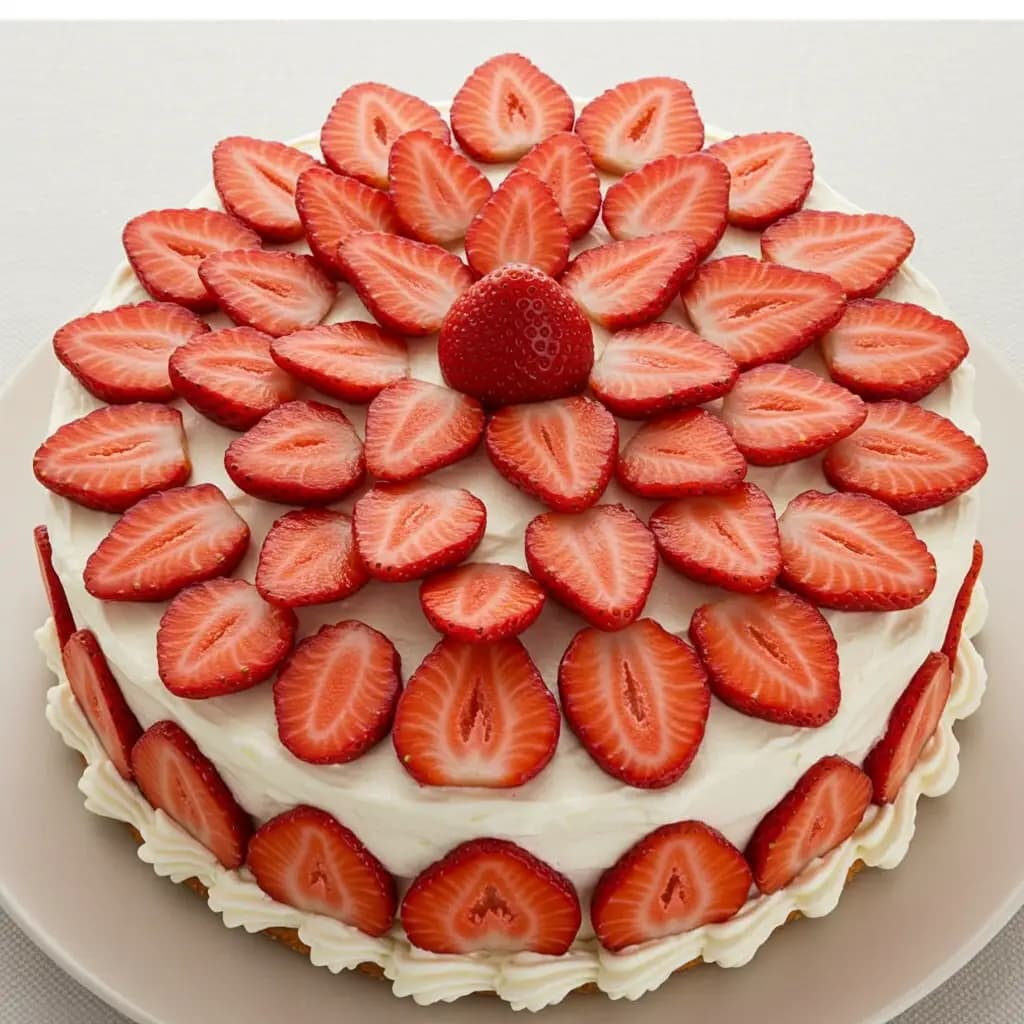 Receita de Bolo de morango