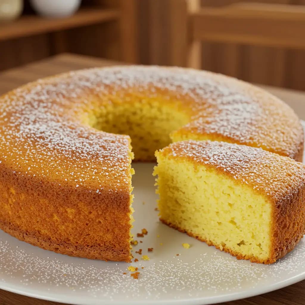 Receita de Bolo de trigo simples