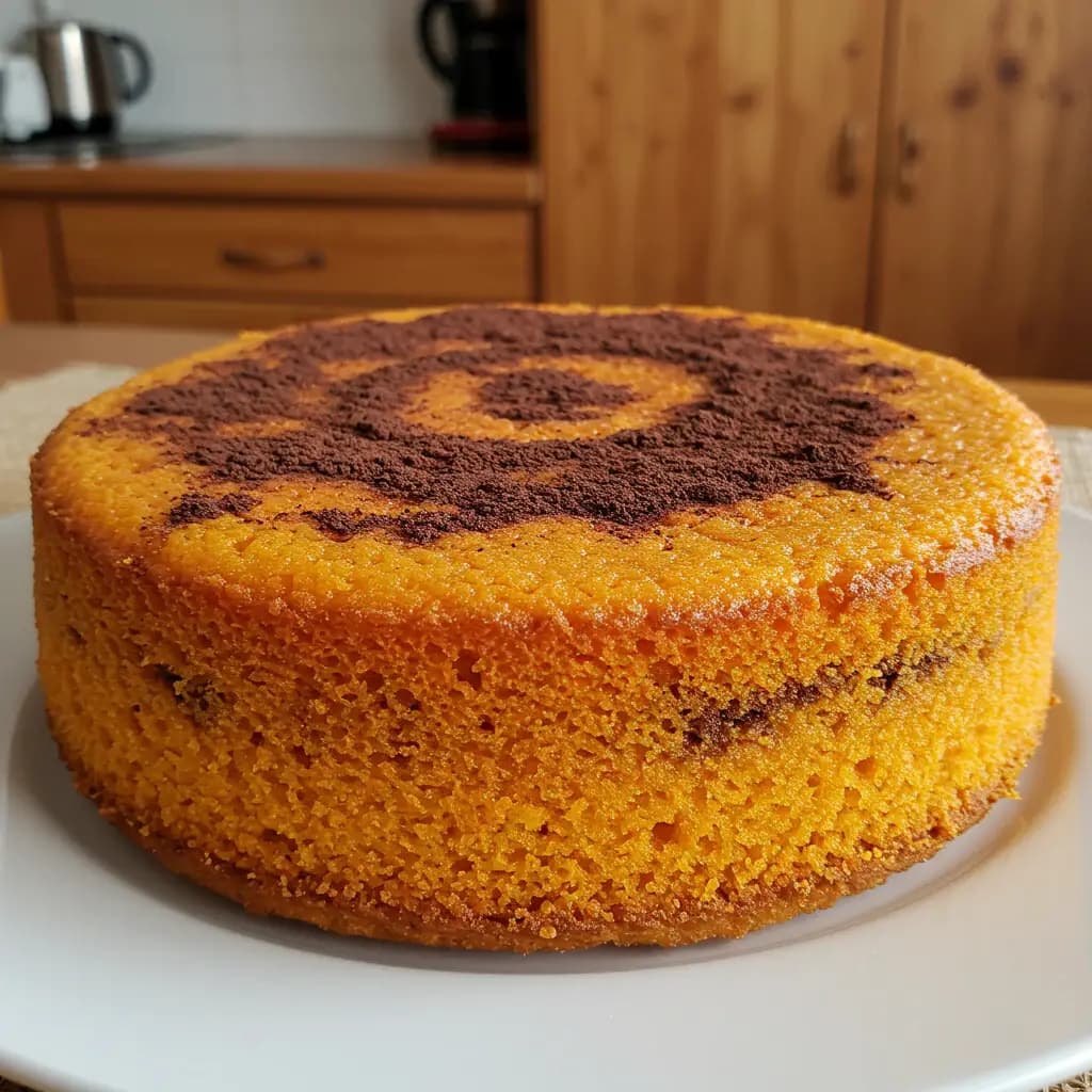 Receita de Bolo diet de cenoura