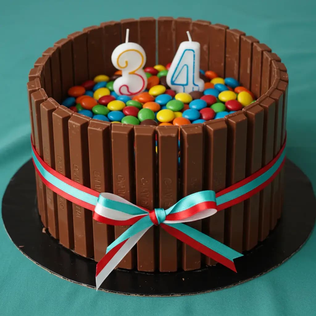 Receita de Bolo Kit Kat