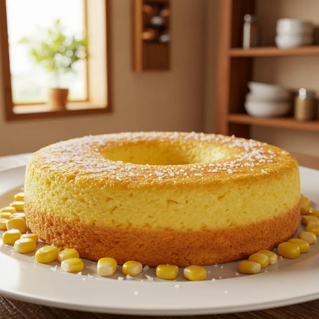 Receita de Bolo pamonha cremoso