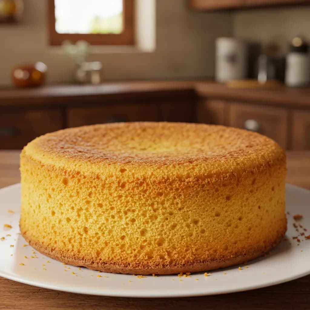 Receita de Bolo pão de ló simples