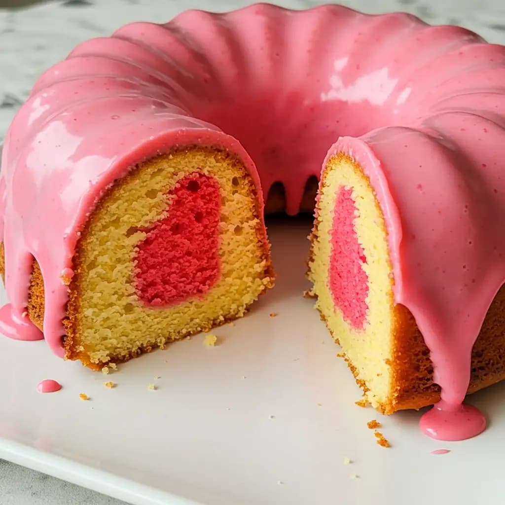 Receita de Bolo Rosa