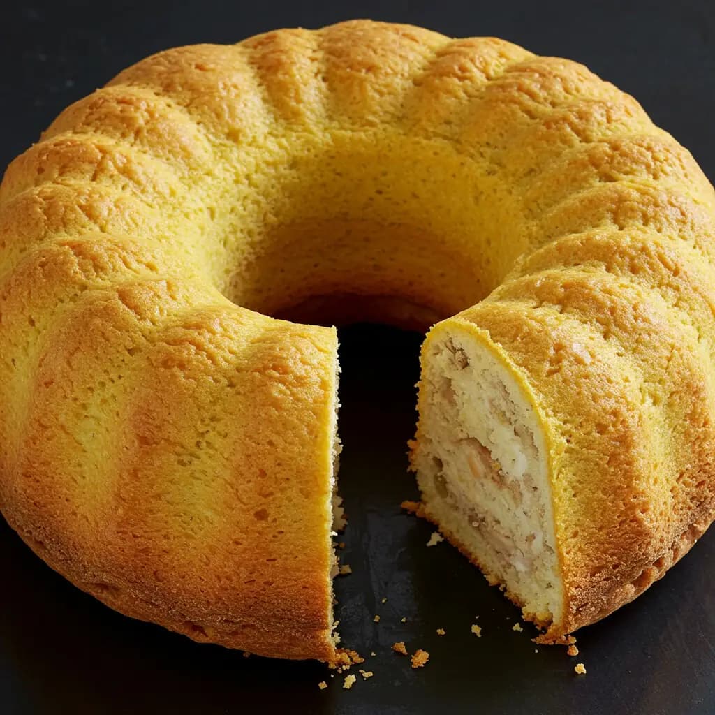 Receita de Bolo Salgado de Atum