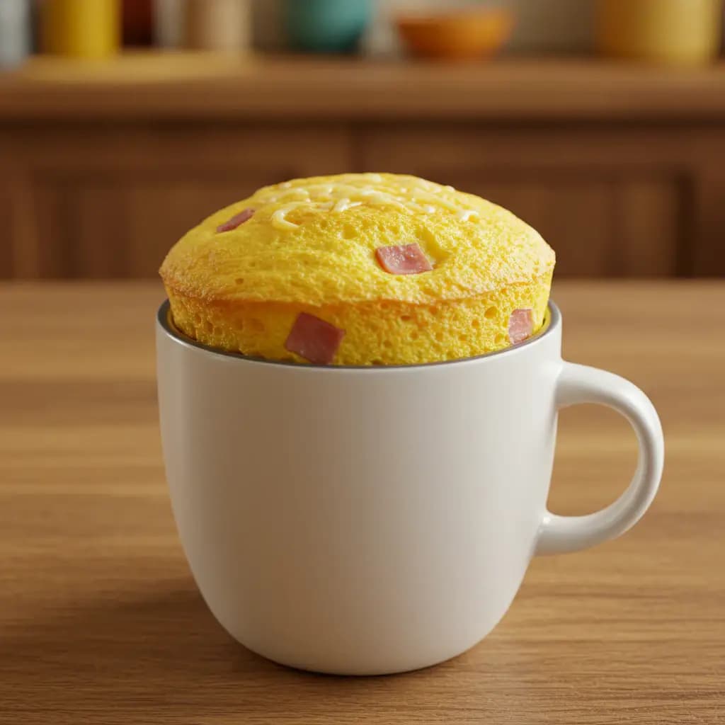 Receita de Bolo salgado de caneca