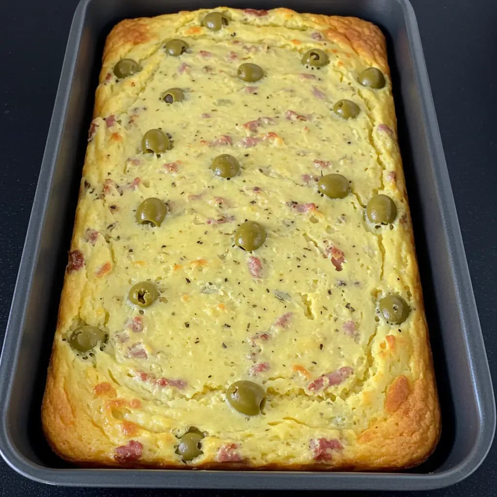 Receita de Bolo Salgado Fofinho
