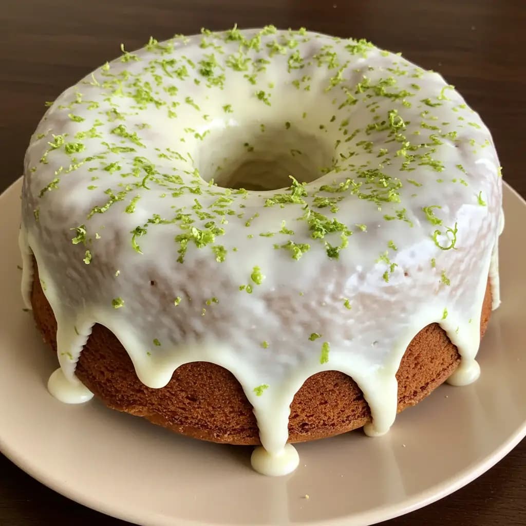 Receita de Bolo Verde de Limão