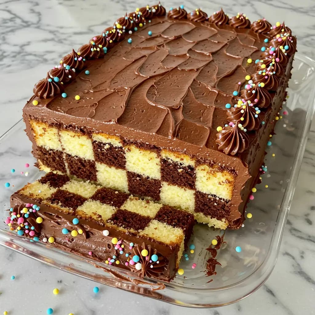 Receita de Bolo xadrez