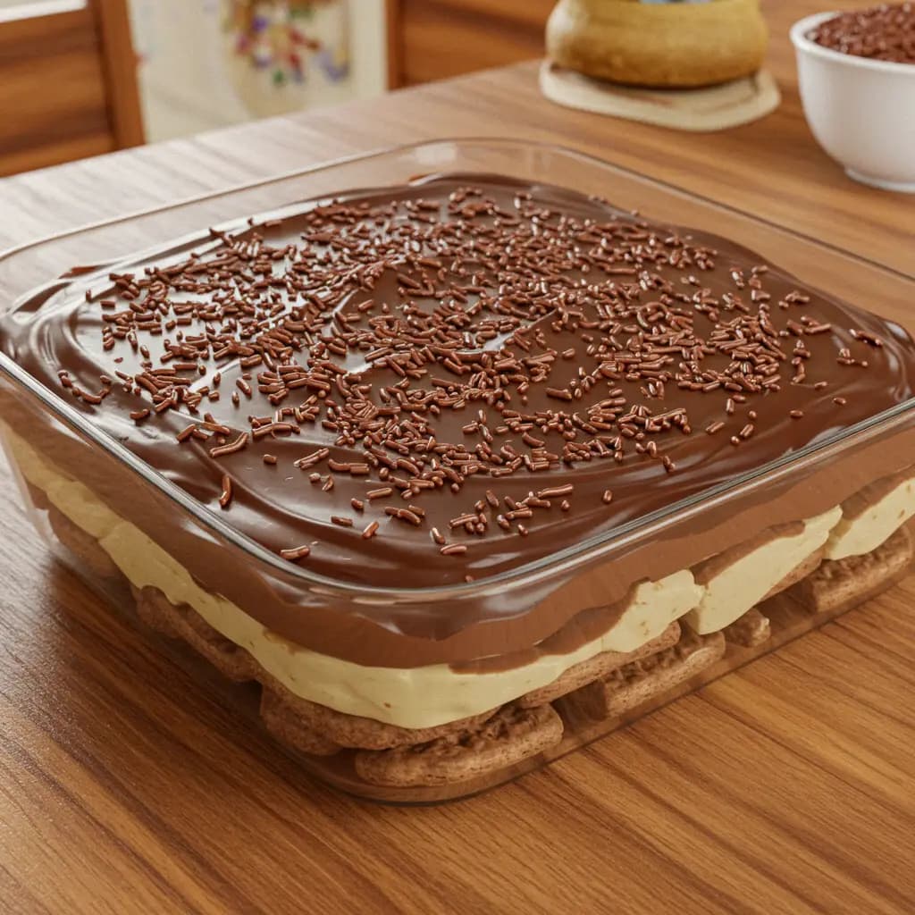 Receita de Bombom de travessa