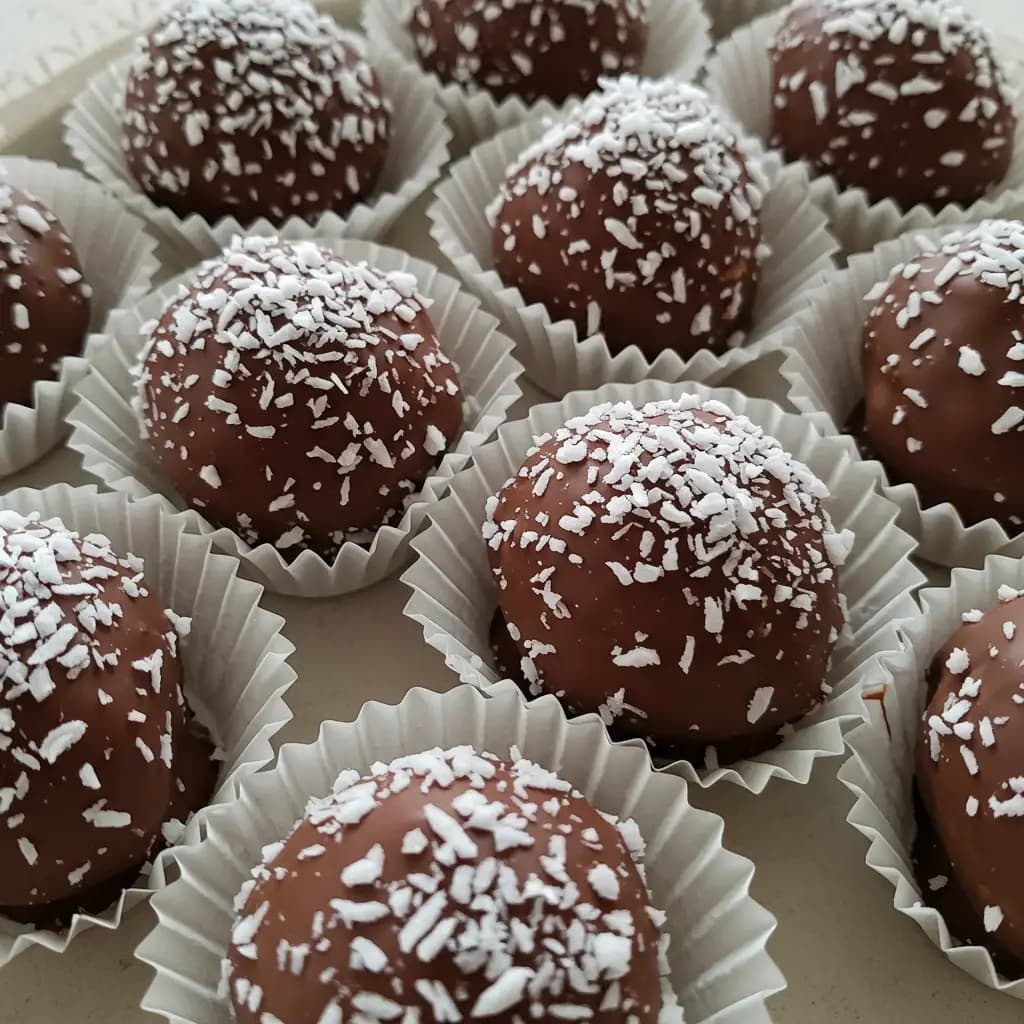 Receita de Bombons de Coco