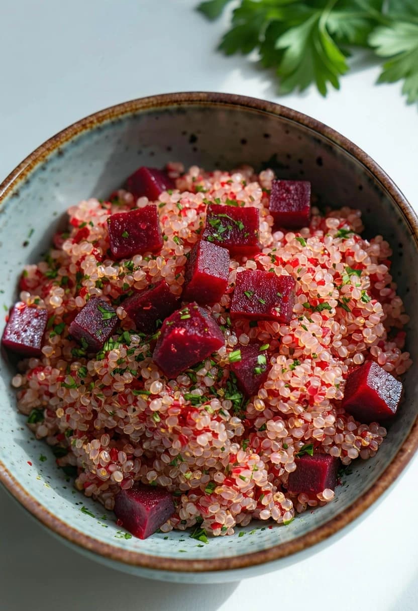Receita de Bowl de Beterraba com Quinoa