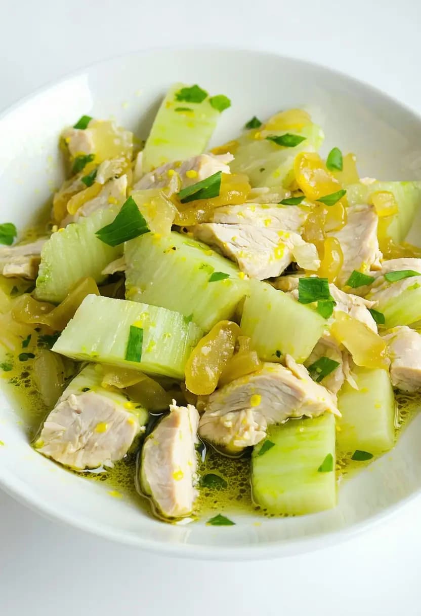 Receita de Bowl de Chuchu com Frango