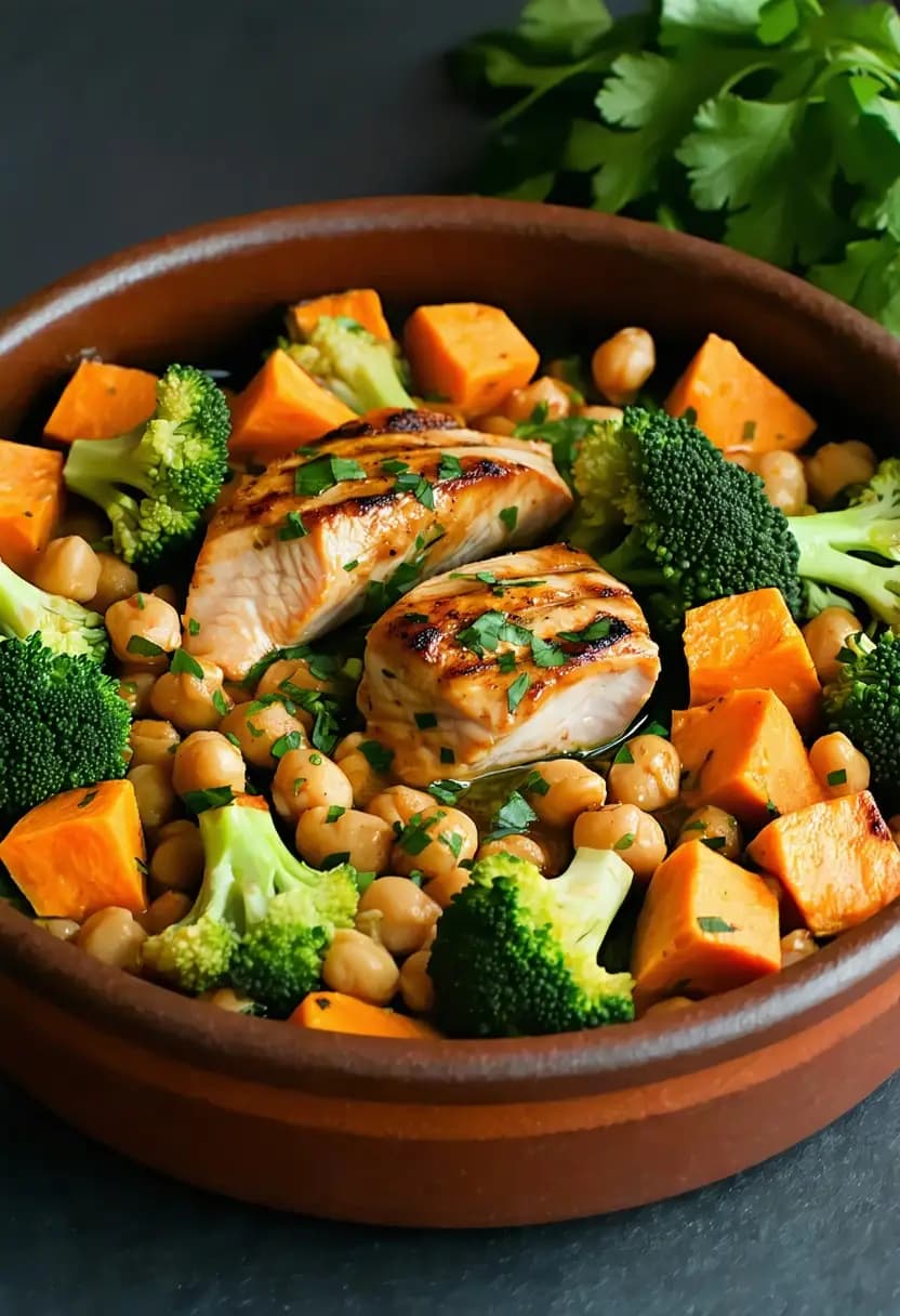 Receita de Bowl Proteico de Batata Doce