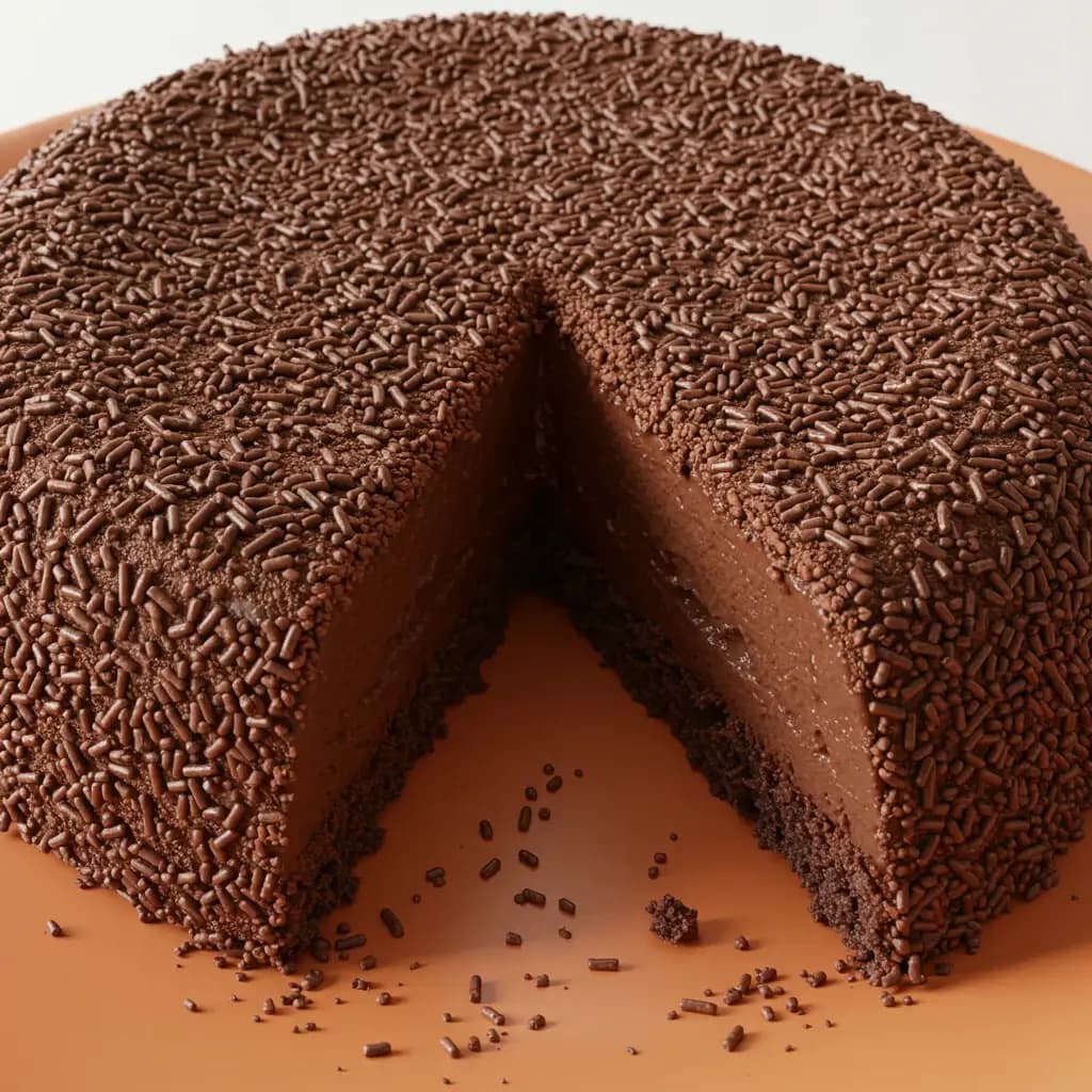 Receita de Brigadeirão Cremoso