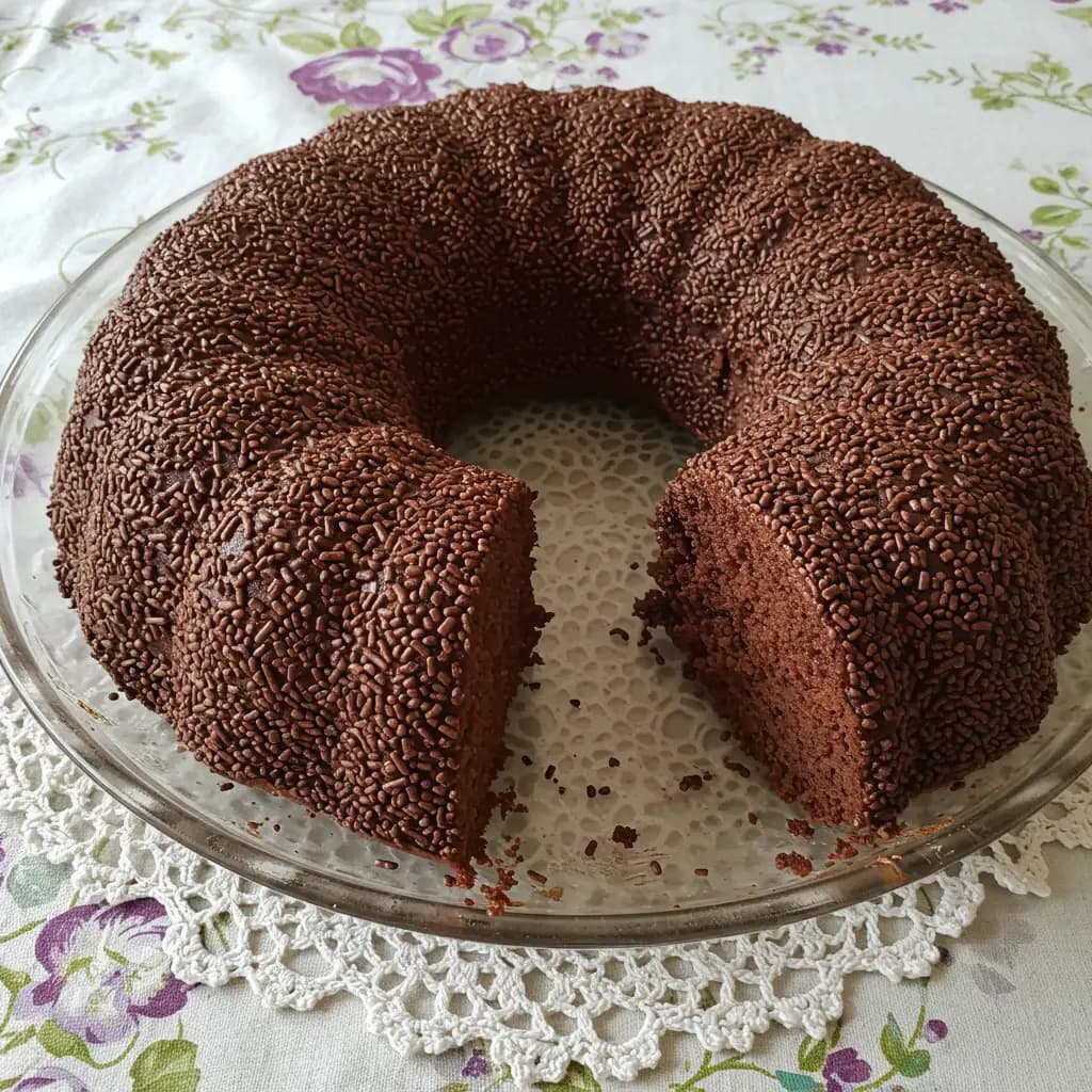 Receita de Brigadeirão Cremoso