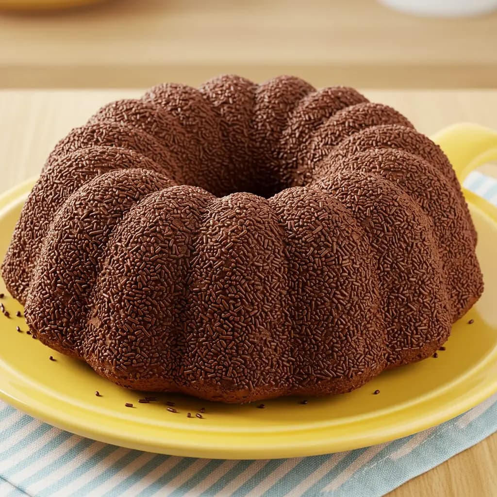 Receita de Brigadeirão na Airfryer