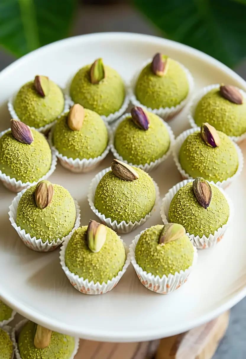 Receita de Brigadeiro Gourmet de Pistache