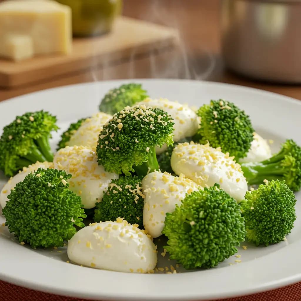 Receita de Brócolis com queijo