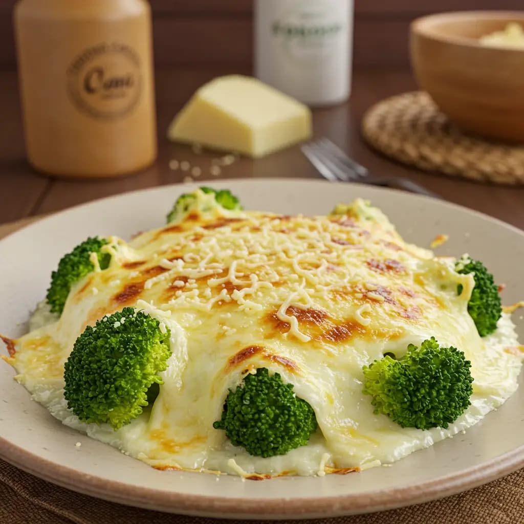 Receita de Brócolis gratinado